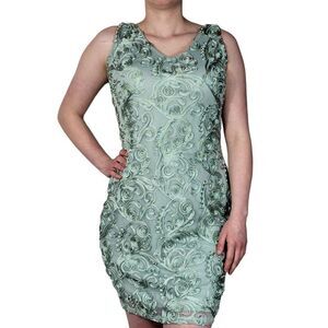 Marina Mint Sleeveless Sheath Dress